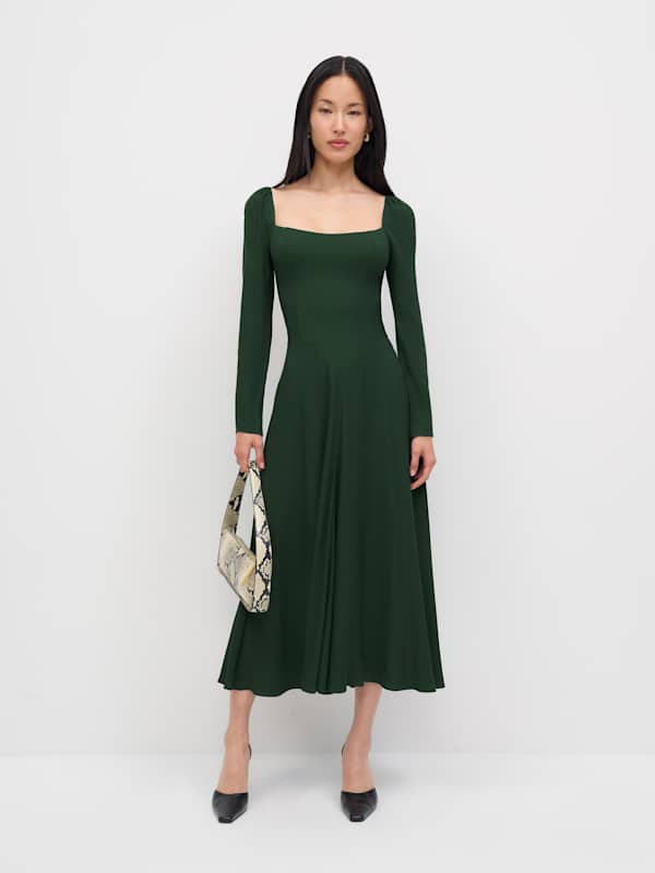 Rinna Dress - Forest